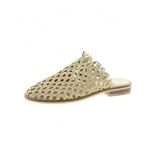 Free People Mirage Womens Leather Woven Mules Size 36